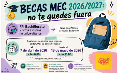 🎓💸 Becas MEC 2026/2027: no te quedes fuera