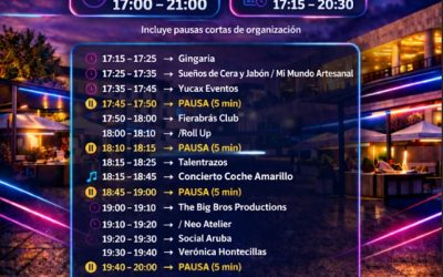 HORARIOS II FERIA EMPRENDIMIENTO JUVENIL. 18 ABRIL 2026