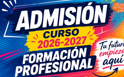 PLAZOS DE ADMISIÓN FORMACIÓN PROFESIONAL