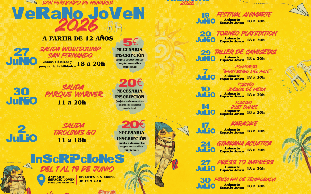 🗓️ PROGRAMACIÓN VERANO JOVEN 202